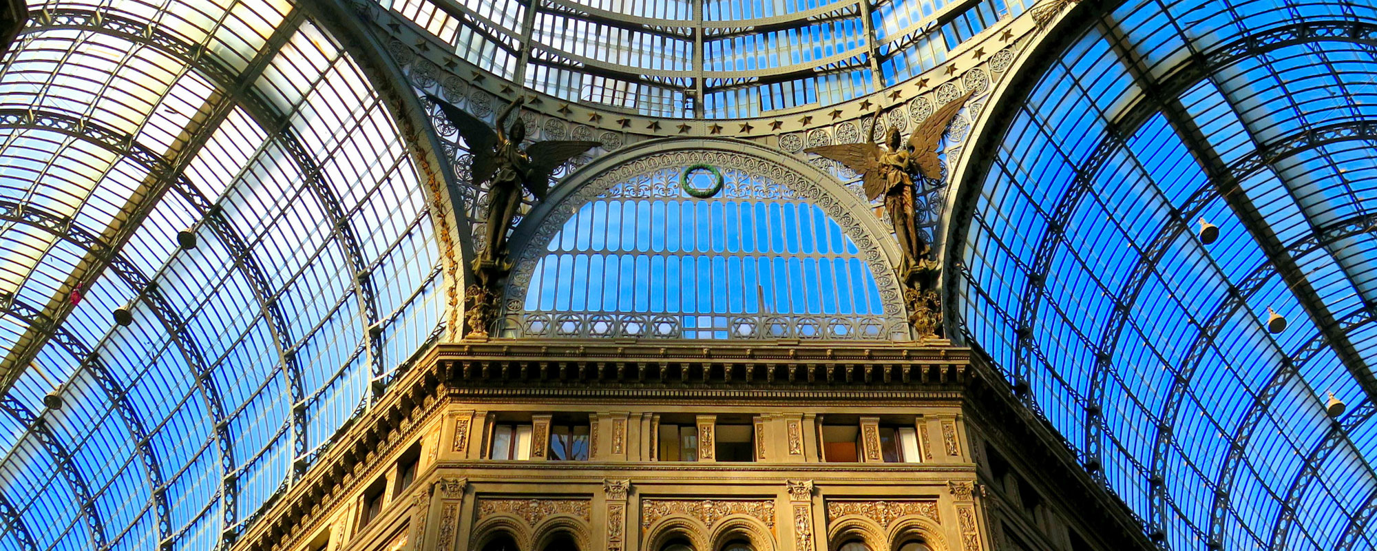 Interior Architectural Details Of Umberto I Gallery In Naples, I